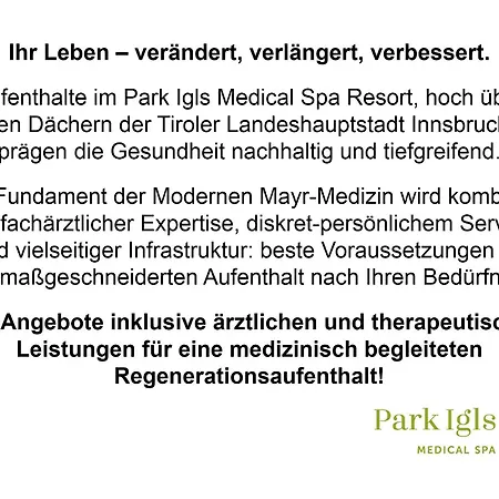 Park Igls - Medical Spa 度假村