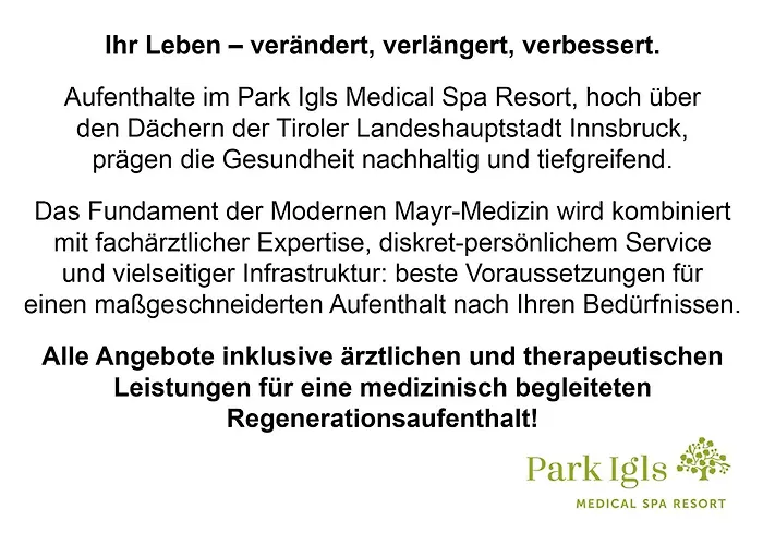 Park Igls - Medical Spa Semesteranläggning (resort)