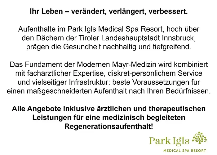 Park Igls - Medical Spa Resort Innsbruck
